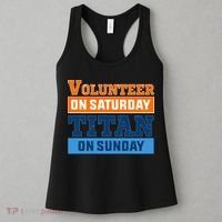 Volunteer On Saturday Titan On Sunday Women's Tank Top thumb 3