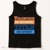 Volunteer On Saturday Titan On Sunday Tank Top thumb 2