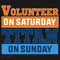Volunteer On Saturday Titan On Sunday Kids Long Sleeve Shirt thumb 2