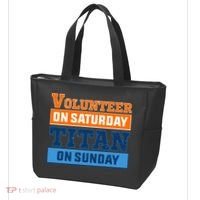 Volunteer On Saturday Titan On Sunday Tote Bag thumb 3