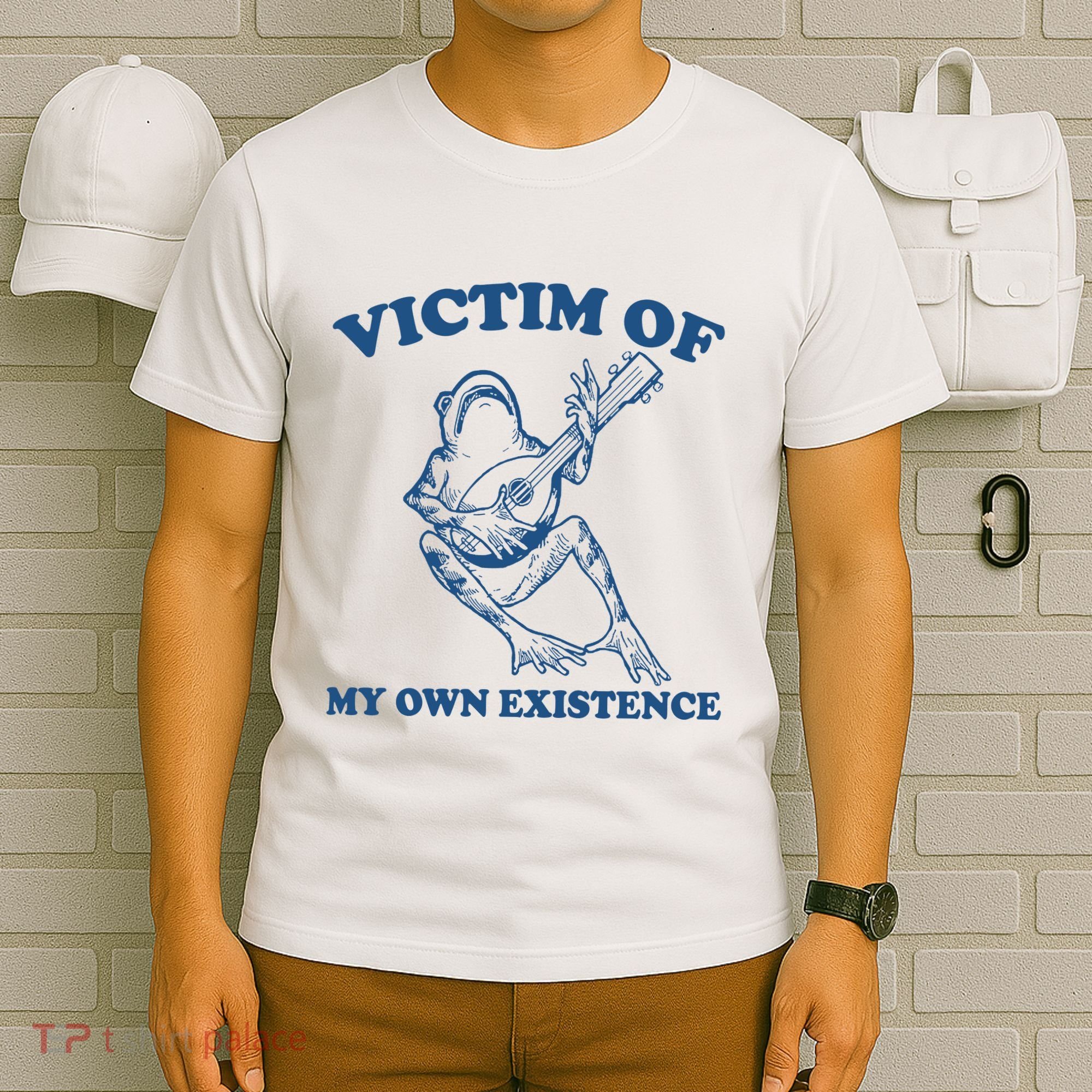 Victim Of My Own Existence Funny Meme Gag T-Shirt