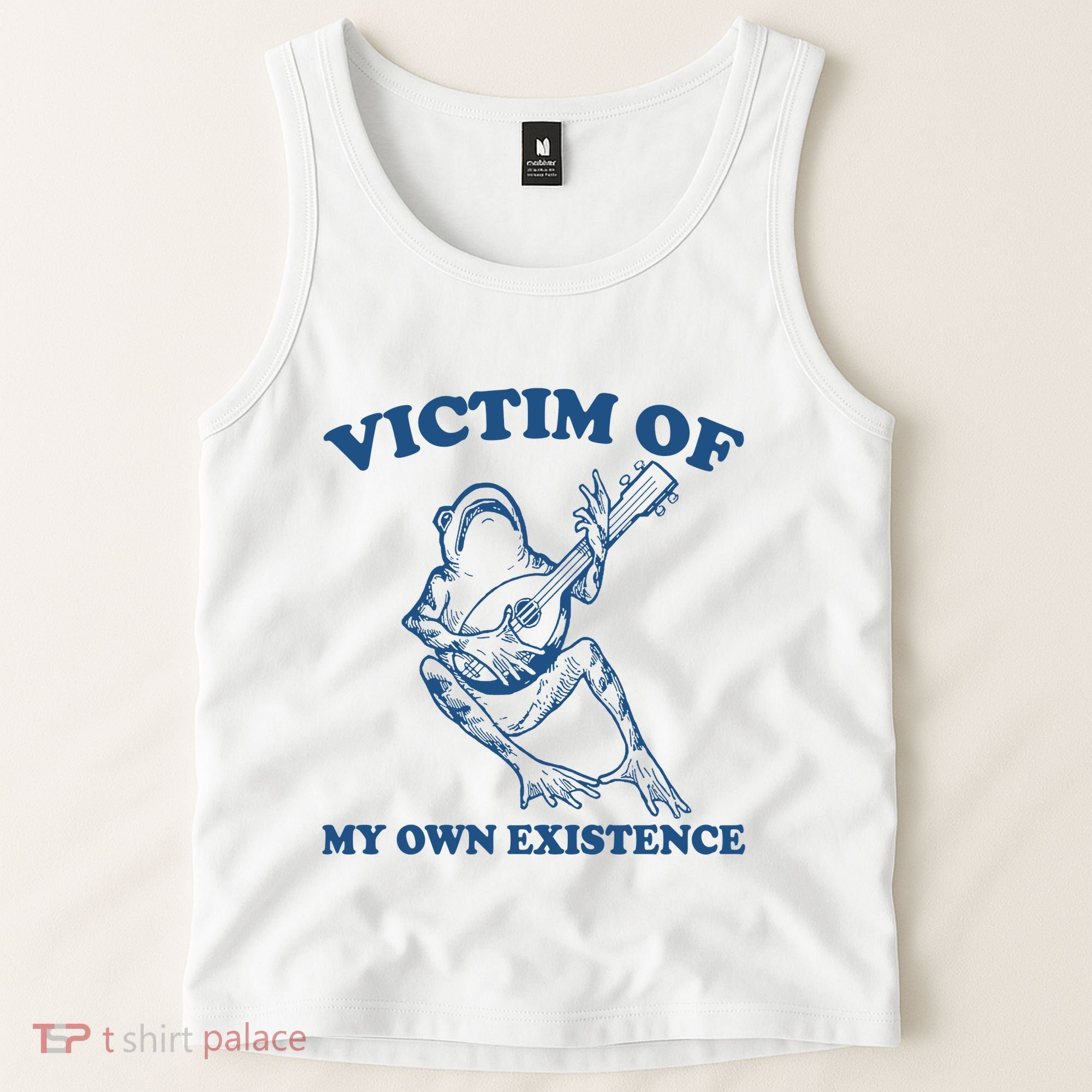 Victim Of My Own Existence Funny Meme Gag Tank Top