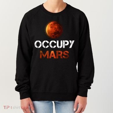 Vintage Occupy Mars Space Explorer Women's Sweatshirt