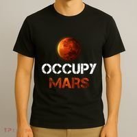 Vintage Occupy Mars Space Explorer T-Shirt thumb 3