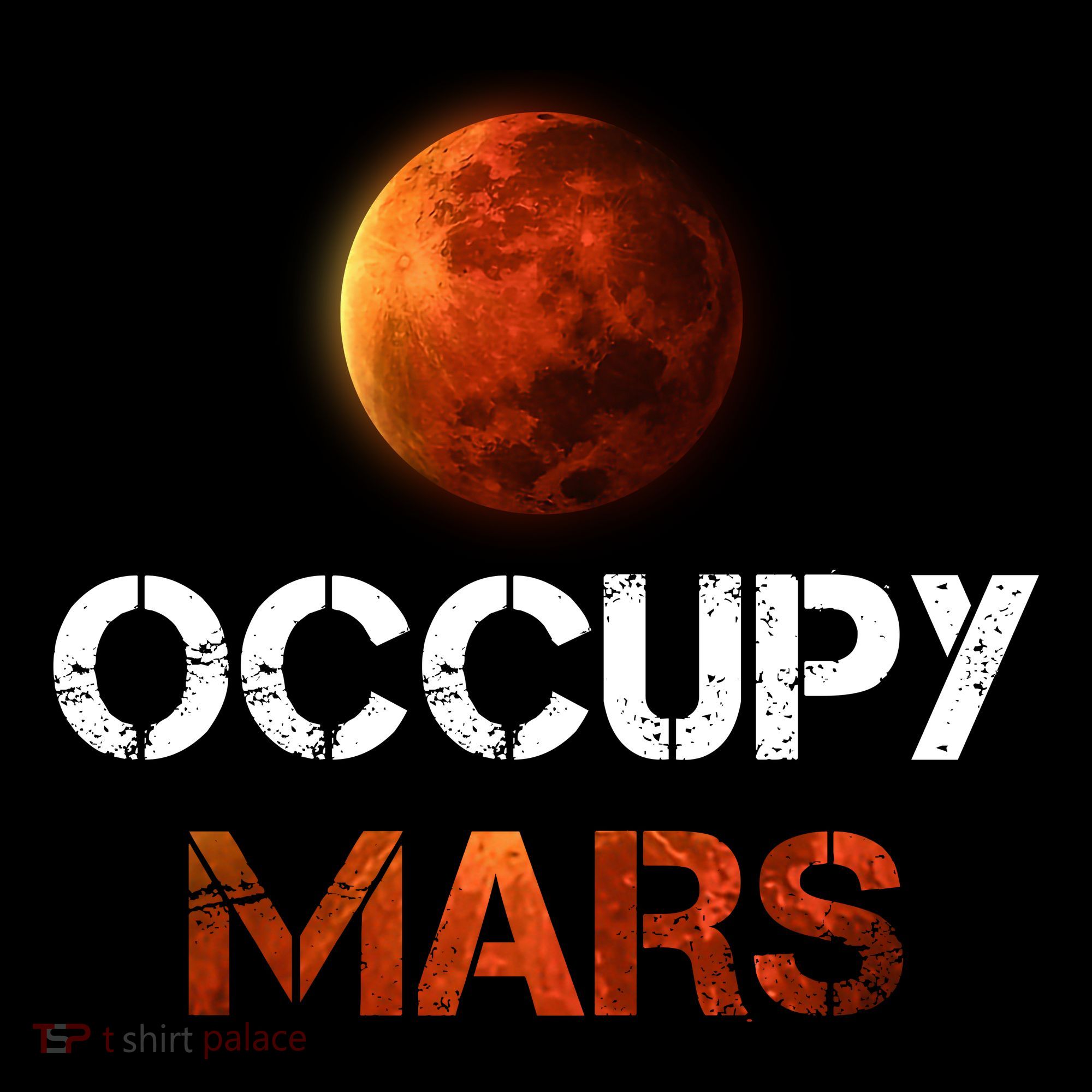 Vintage Occupy Mars Space Explorer T-Shirt