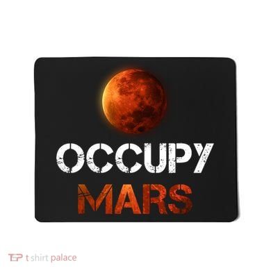 Vintage Occupy Mars Space Explorer Mousepad