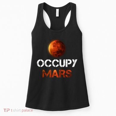 Vintage Occupy Mars Space Explorer Women's Tank Top