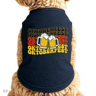 Vintage Oktoberfest Munich Germany Flag Drinking Doggie Tank