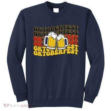 Vintage Oktoberfest Munich Germany Flag Drinking Sweatshirt