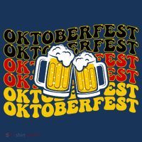 Vintage Oktoberfest Munich Germany Flag Drinking T-Shirt thumb 7