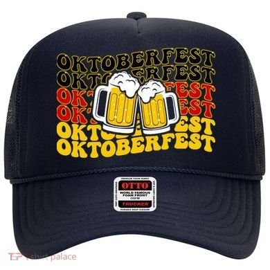 Vintage Oktoberfest Munich Germany Flag Drinking Hat
