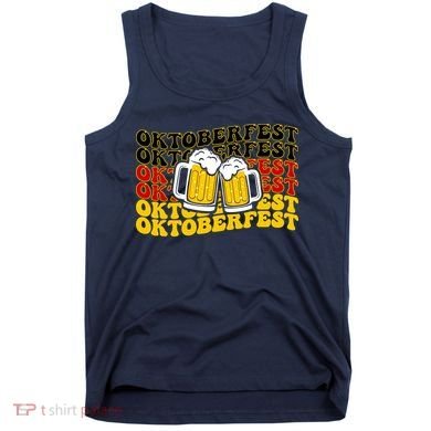 Vintage Oktoberfest Munich Germany Flag Drinking Tank Top