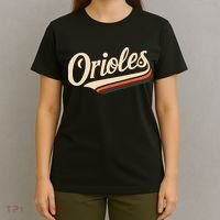 Vintage Orioles Name Retro Throwback T-Shirt thumb 4