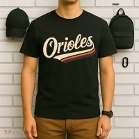 Vintage Orioles Name Retro Throwback T-Shirt thumb 6