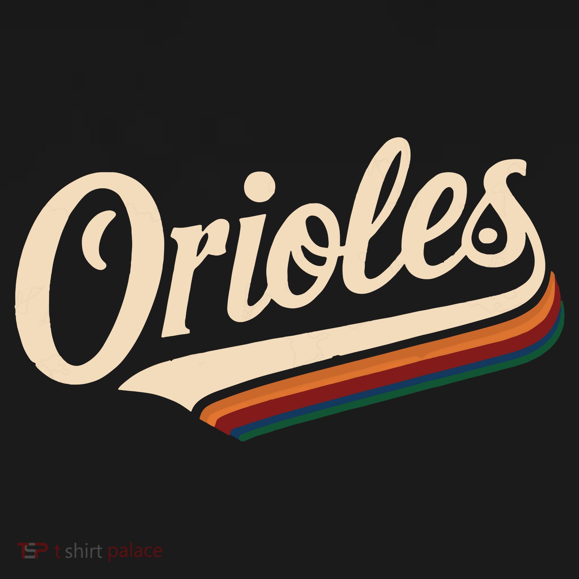 Vintage Orioles Name Retro Throwback T-Shirt
