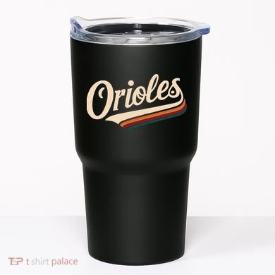 Vintage Orioles Name Retro Throwback Tumbler