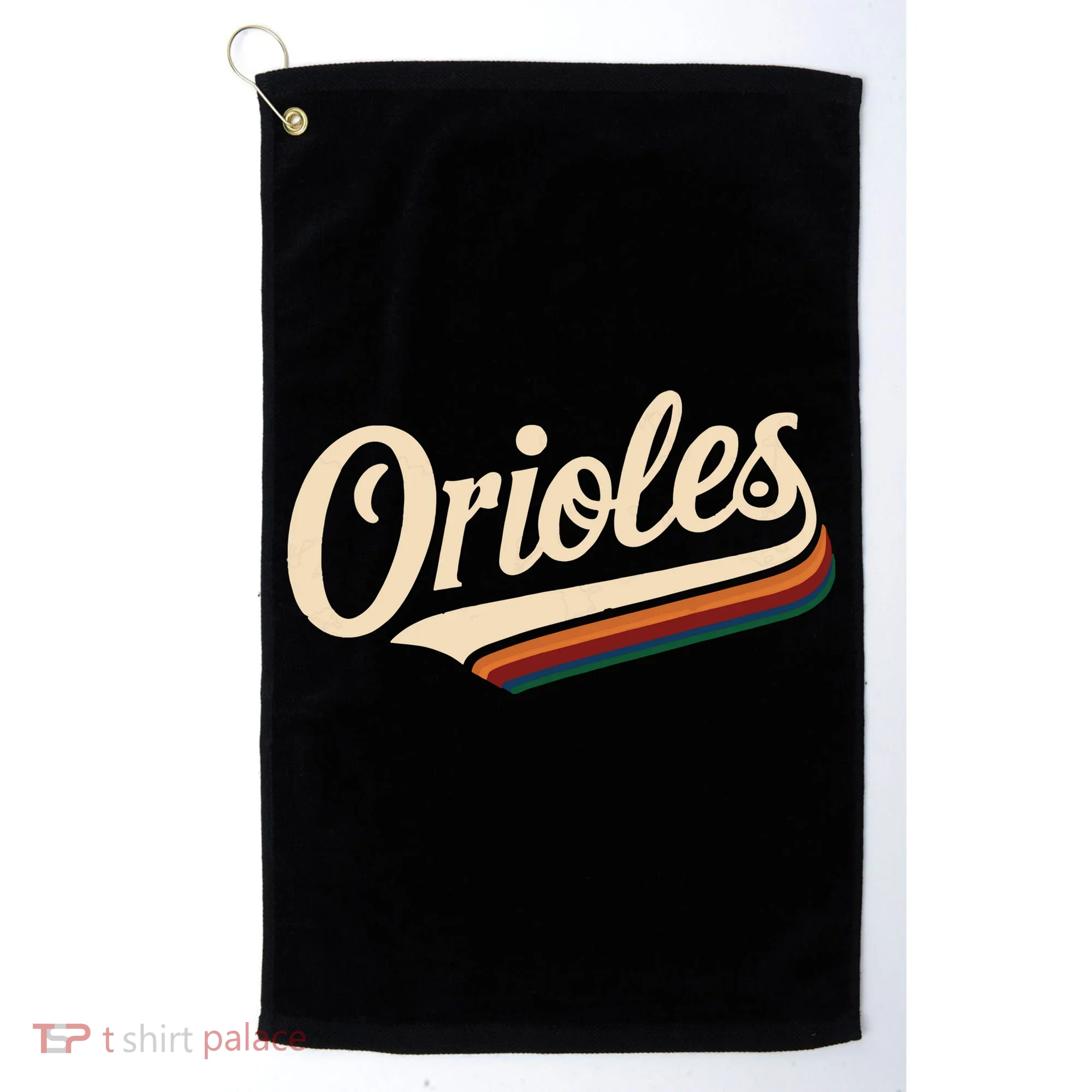 Vintage Orioles Name Retro Throwback Golf Towel
