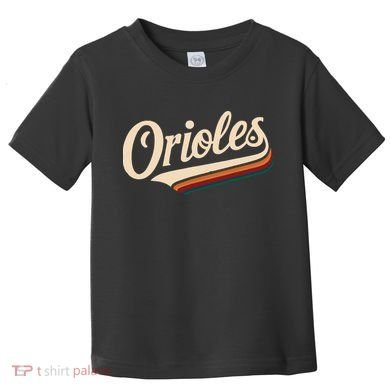 Vintage Orioles Name Retro Throwback Toddler T-Shirt
