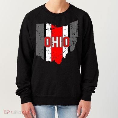 Vintage OHIO Ohio State Map Women's Sweatshirt