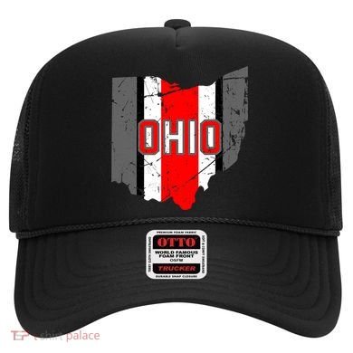 Vintage OHIO Ohio State Map Hat