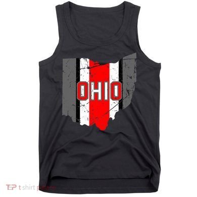 Vintage OHIO Ohio State Map Tank Top