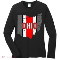 Vintage OHIO Ohio State Map Women's Long Sleeve Shirt thumb 0