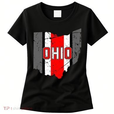 Vintage OHIO Ohio State Map Women's T-Shirt