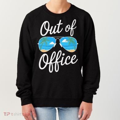 Vacation Out Office Beach Summer Tropical Travel Women's Sweatshirt