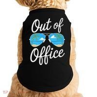 Vacation Out Office Beach Summer Tropical Travel Doggie Tank thumb 0