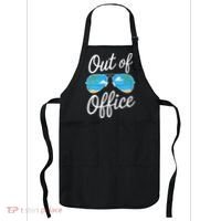 Vacation Out Office Beach Summer Tropical Travel Apron thumb 0