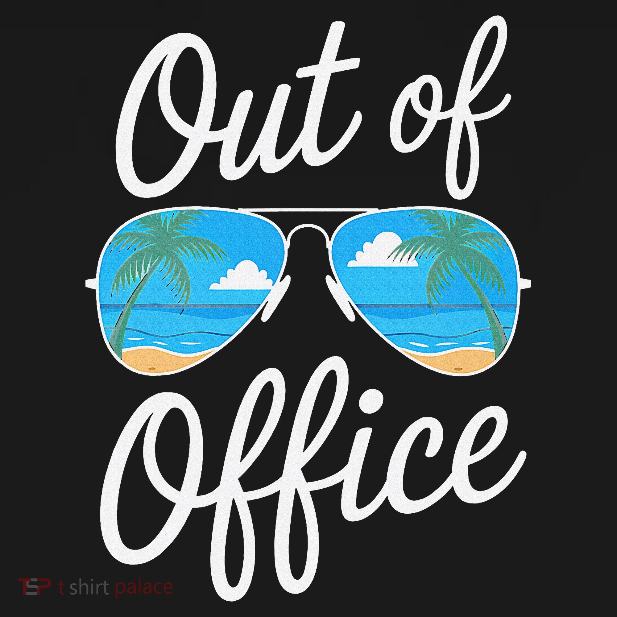 Vacation Out Office Beach Summer Tropical Travel Apron