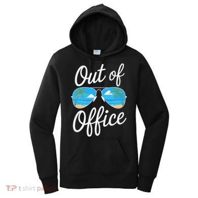 Vacation Out Office Beach Summer Tropical Travel Women's Hoodie