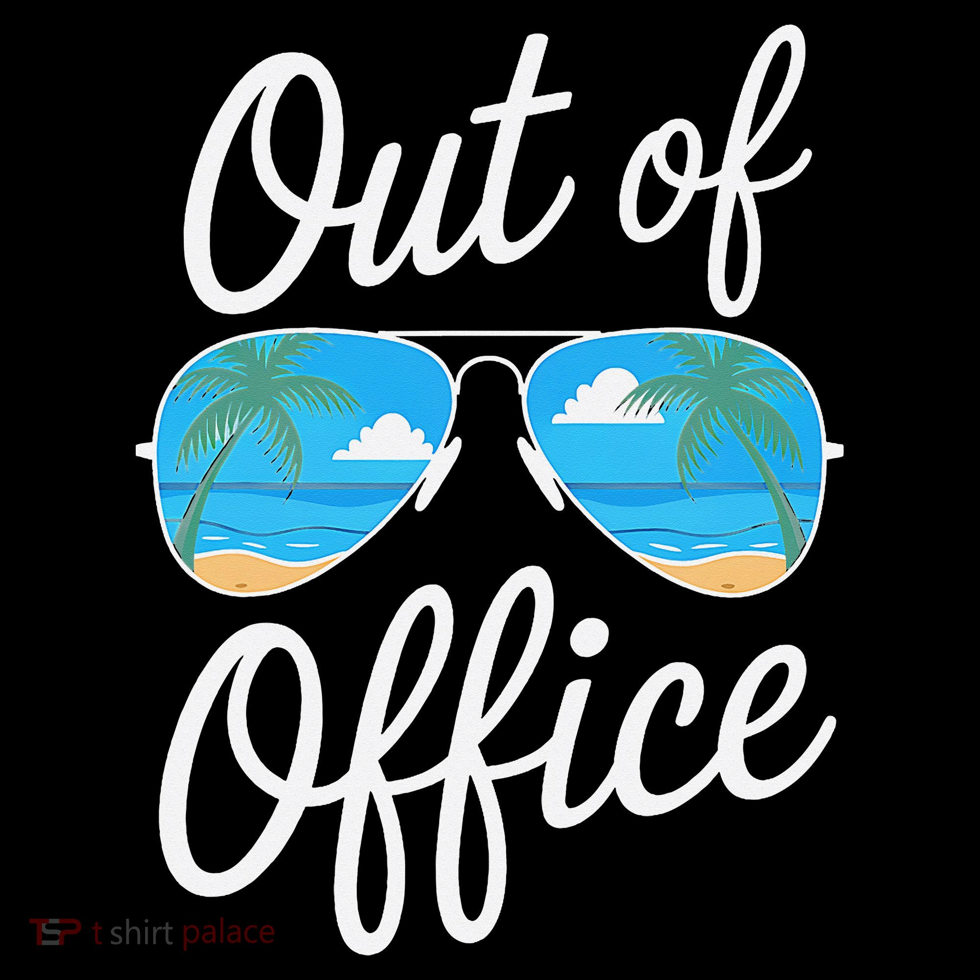 Vacation Out Office Beach Summer Tropical Travel Women's Hoodie