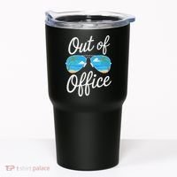 Vacation Out Office Beach Summer Tropical Travel Tumbler thumb 0