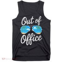 Vacation Out Office Beach Summer Tropical Travel Tank Top thumb 0