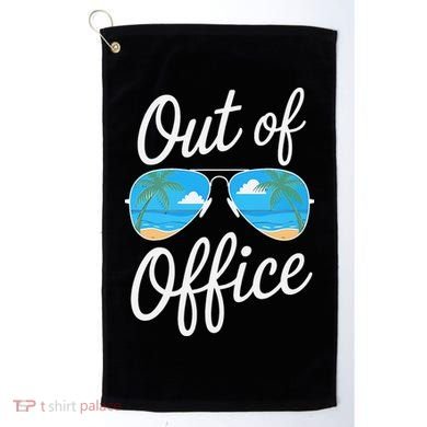 Vacation Out Office Beach Summer Tropical Travel Golf Towel