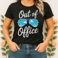 Vacation Out Office Beach Summer Tropical Travel Women's T-Shirt thumb 2