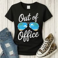 Vacation Out Office Beach Summer Tropical Travel Women's T-Shirt thumb 3