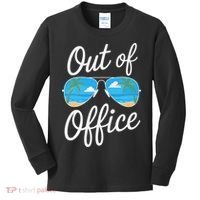 Vacation Out Office Beach Summer Tropical Travel Kids Long Sleeve Shirt thumb 0