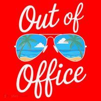 Vacation Out Office Beach Summer Tropical Travel Santa Hat thumb 1