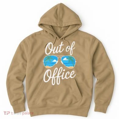 Vacation Out Office Beach Summer Tropical Travel Hoodie