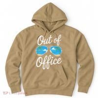 Vacation Out Office Beach Summer Tropical Travel Hoodie thumb 0