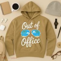 Vacation Out Office Beach Summer Tropical Travel Hoodie thumb 3