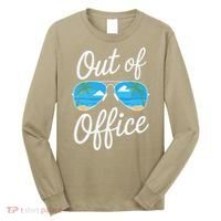 Vacation Out Office Beach Summer Tropical Travel Long Sleeve Shirt thumb 0
