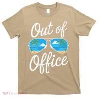 Vacation Out Office Beach Summer Tropical Travel T-Shirt thumb 0