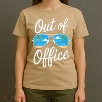 Vacation Out Office Beach Summer Tropical Travel T-Shirt thumb 4