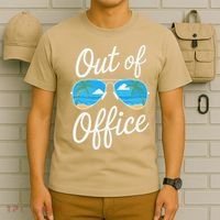 Vacation Out Office Beach Summer Tropical Travel T-Shirt thumb 6