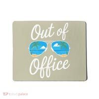Vacation Out Office Beach Summer Tropical Travel Mousepad thumb 0