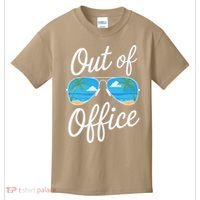 Vacation Out Office Beach Summer Tropical Travel Kids T-Shirt thumb 0