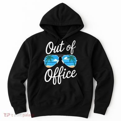 Vacation Out Office Beach Summer Tropical Travel  Hoodie
